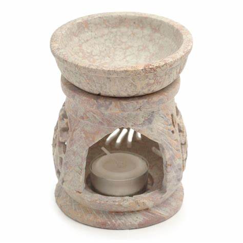 Soapstone oil burner
